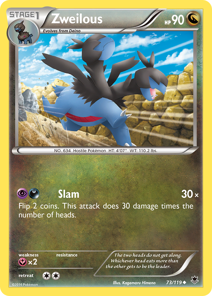 Zweilous (73/119) [XY: Phantom Forces] | Total Play
