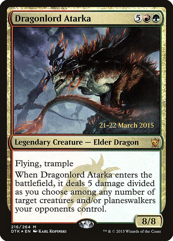 Dragonlord Atarka [Dragons of Tarkir Prerelease Promos] | Total Play