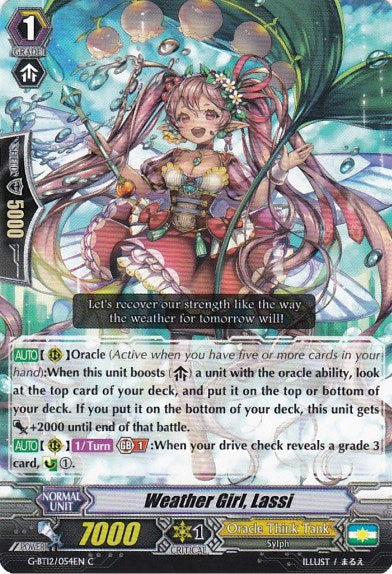 Weather Girl, Lassi (G-BT12/054EN) [Dragon King's Awakening] | Total Play