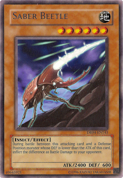 Saber Beetle [DR04-EN143] Rare | Total Play