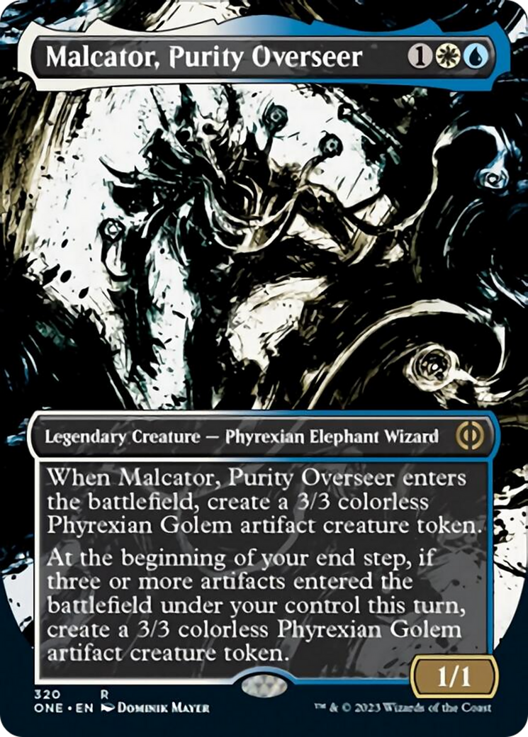 Malcator, Purity Overseer (Borderless Ichor) [Phyrexia: All Will Be One] | Total Play