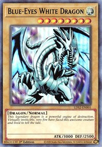Blue-Eyes White Dragon (Green) [LDS2-EN001] Ultra Rare | Total Play