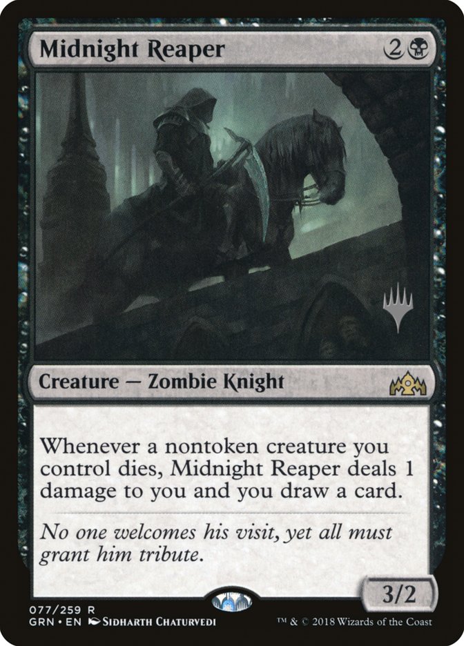 Midnight Reaper (Promo Pack) [Guilds of Ravnica Promos] | Total Play