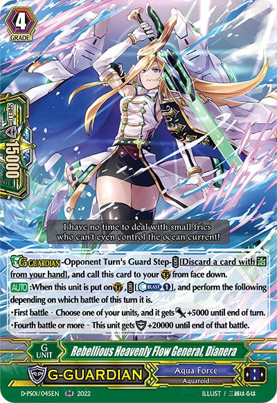 Rebellious Heavenly Flow General, Dianera (D-PS01/045EN) [P Clan Collection 2022] | Total Play