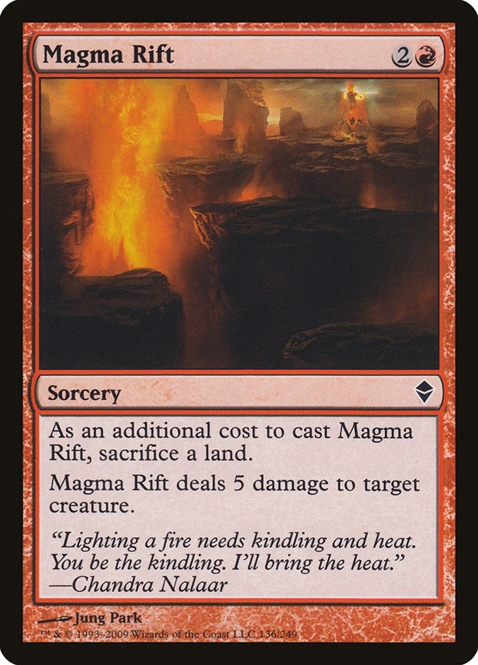 Magma Rift [Zendikar] | Total Play