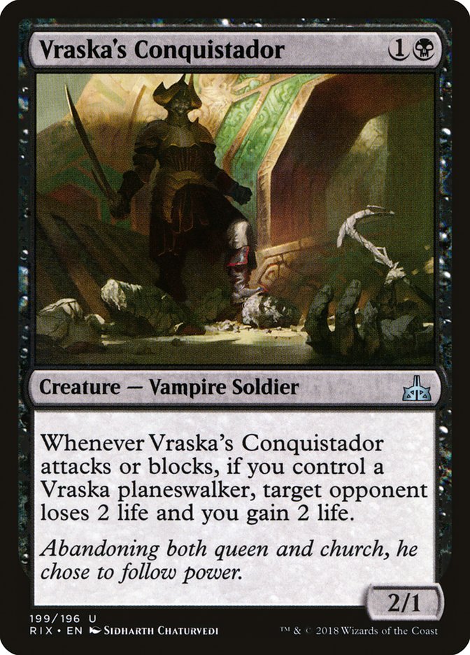 Vraska's Conquistador [Rivals of Ixalan] | Total Play