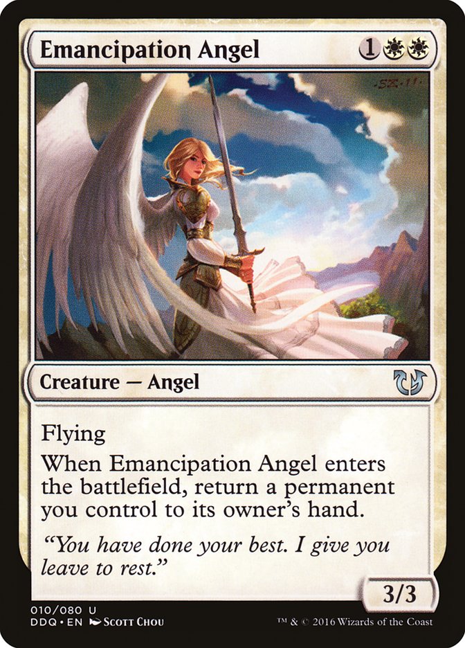 Emancipation Angel [Duel Decks: Blessed vs. Cursed] | Total Play