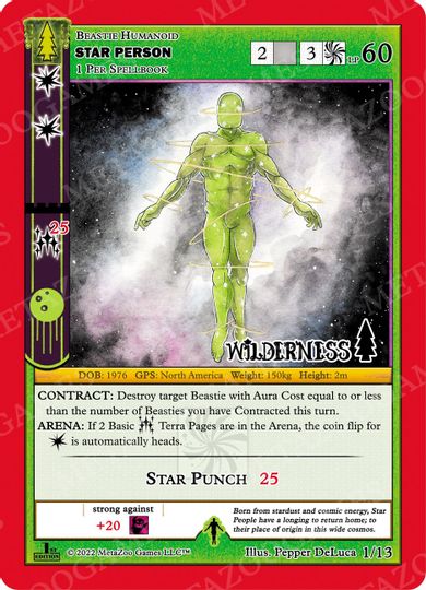 Star Person [Cryptid Nation: Wilderness First Edition Release Event Deck] | Total Play