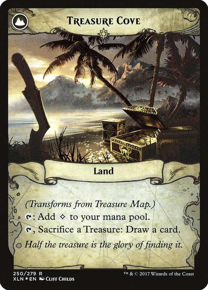 Treasure Map // Treasure Cove [Ixalan Prerelease Promos] | Total Play