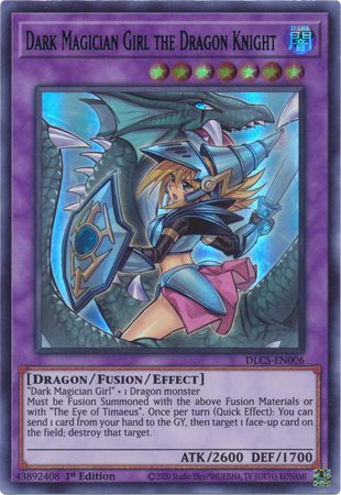 Dark Magician Girl the Dragon Knight (Alternate Art) (Blue) [DLCS-EN006] Ultra Rare | Total Play