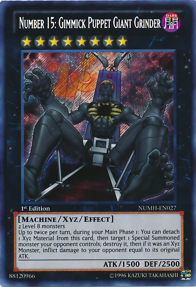 Number 15: Gimmick Puppet Giant Grinder [NUMH-EN027] Secret Rare | Total Play