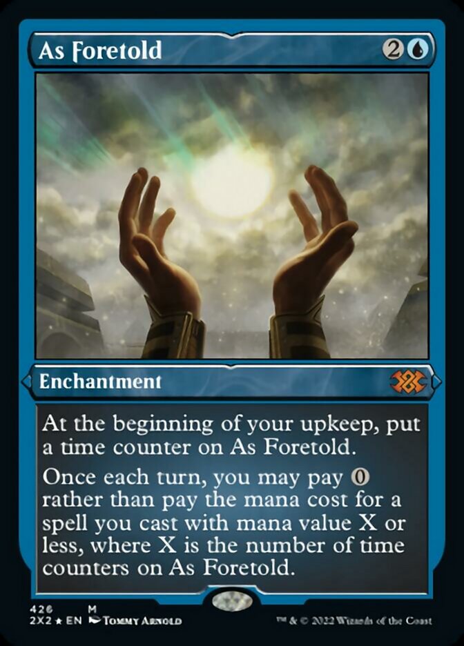 As Foretold (Foil Etched) [Double Masters 2022] | Total Play