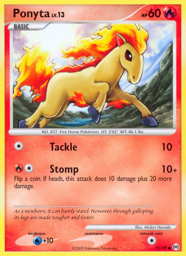 Ponyta (72/99) [Platinum: Arceus] | Total Play