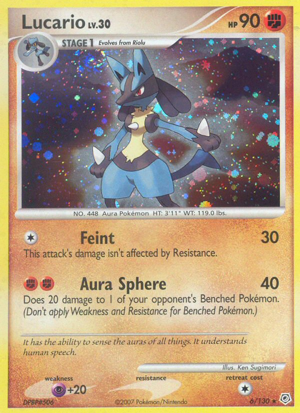 Lucario (6/130) [Diamond & Pearl: Base Set] | Total Play