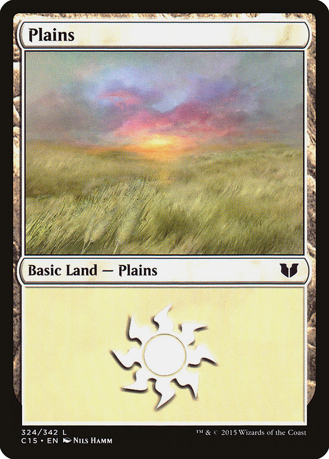 Plains (324) [Commander 2015] | Total Play