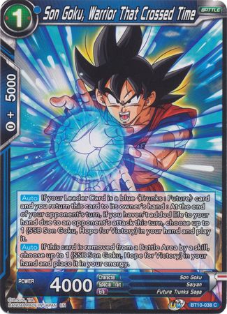 Son Goku, Warrior That Crossed Time (BT10-038) [Revision Pack 2020] | Total Play