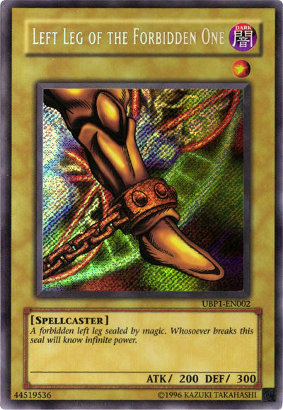 Left Leg of the Forbidden One [UBP1-EN002] Secret Rare | Total Play