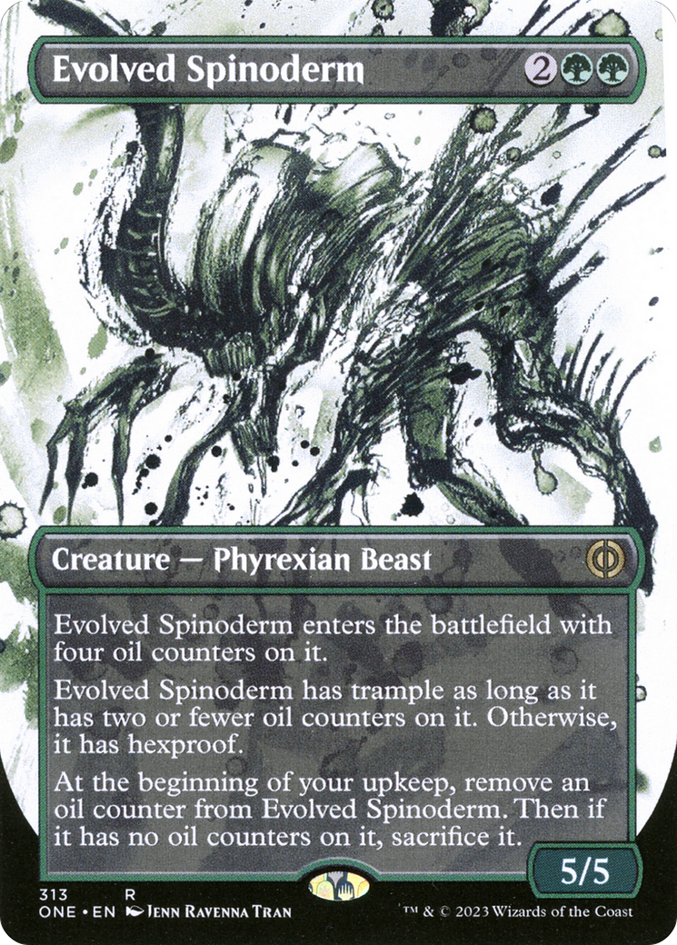 Evolved Spinoderm (Borderless Ichor) [Phyrexia: All Will Be One] | Total Play