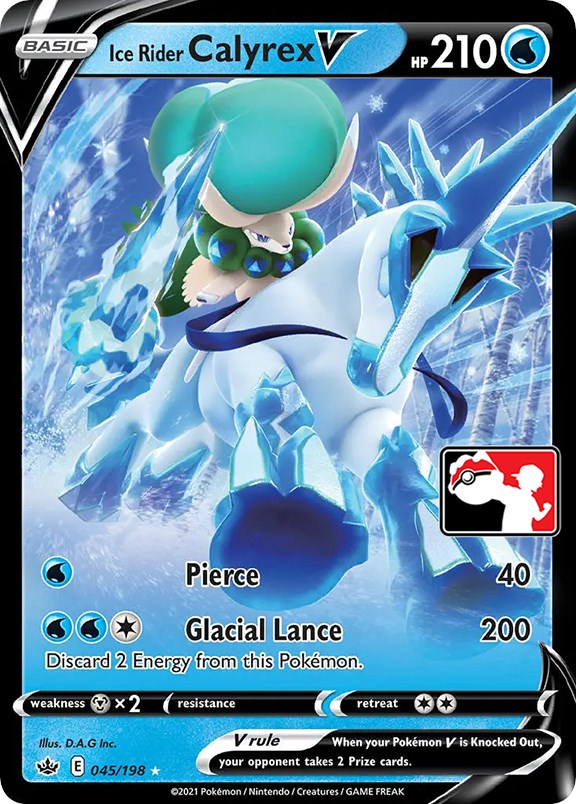 Ice Rider Calyrex V (045/198) [Prize Pack Series One] | Total Play