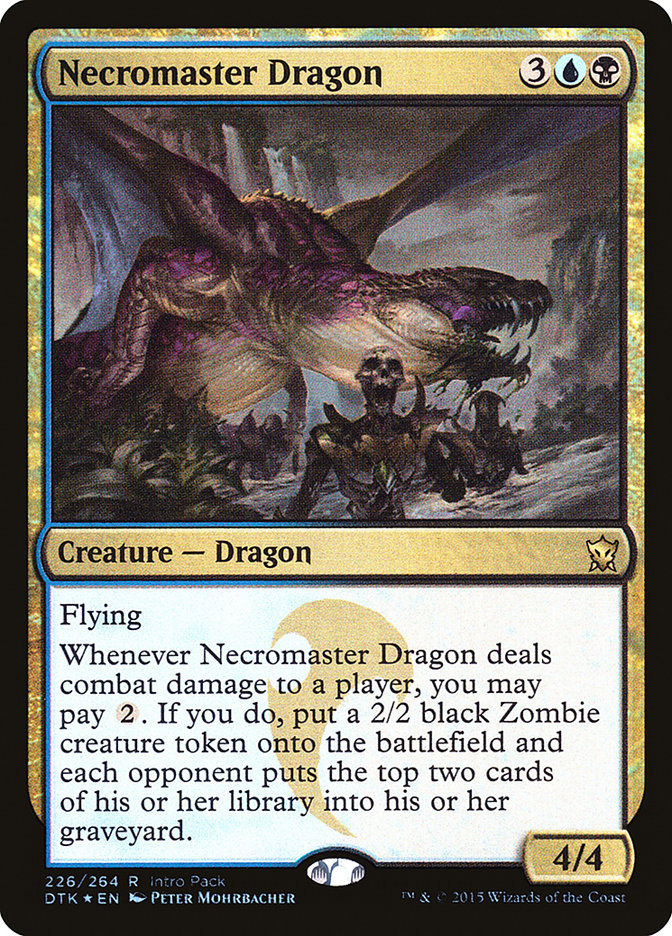 Necromaster Dragon (Intro Pack) [Dragons of Tarkir Promos] | Total Play