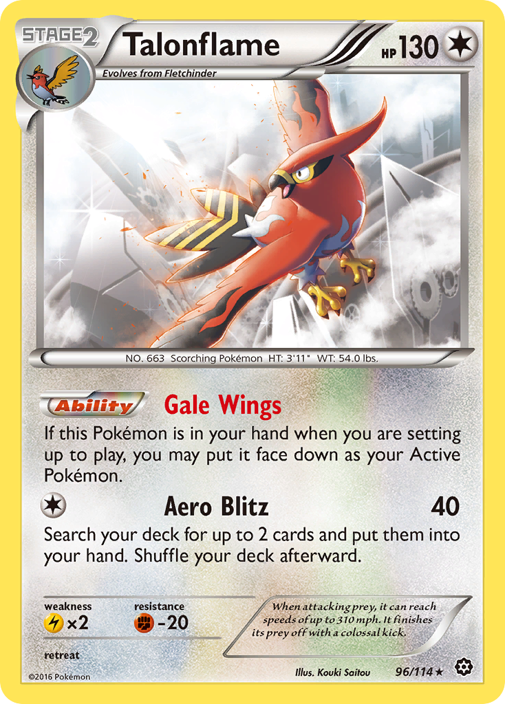 Talonflame (96/114) [XY: Steam Siege] | Total Play