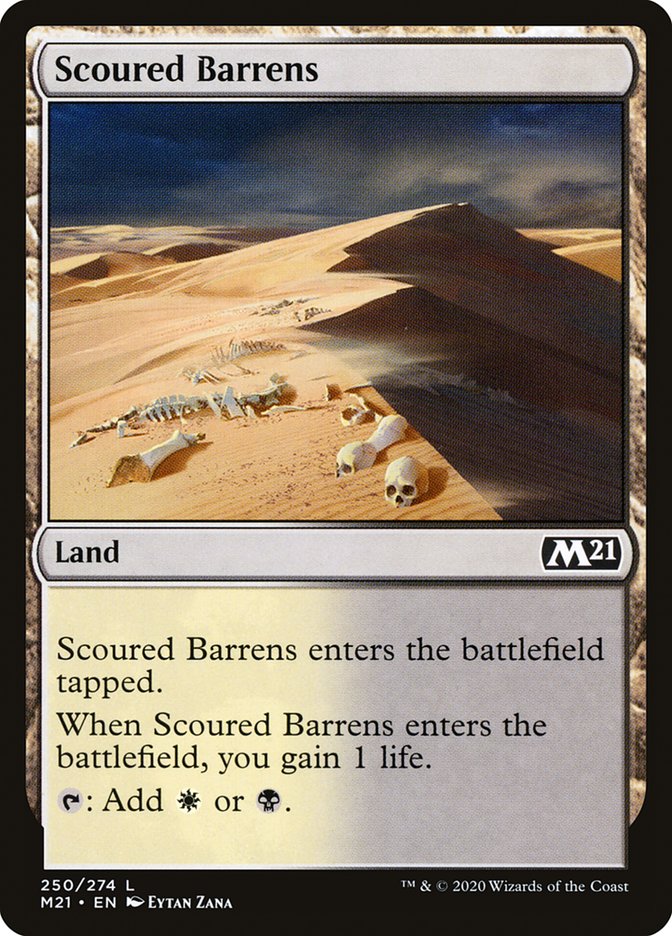 Scoured Barrens [Core Set 2021] | Total Play