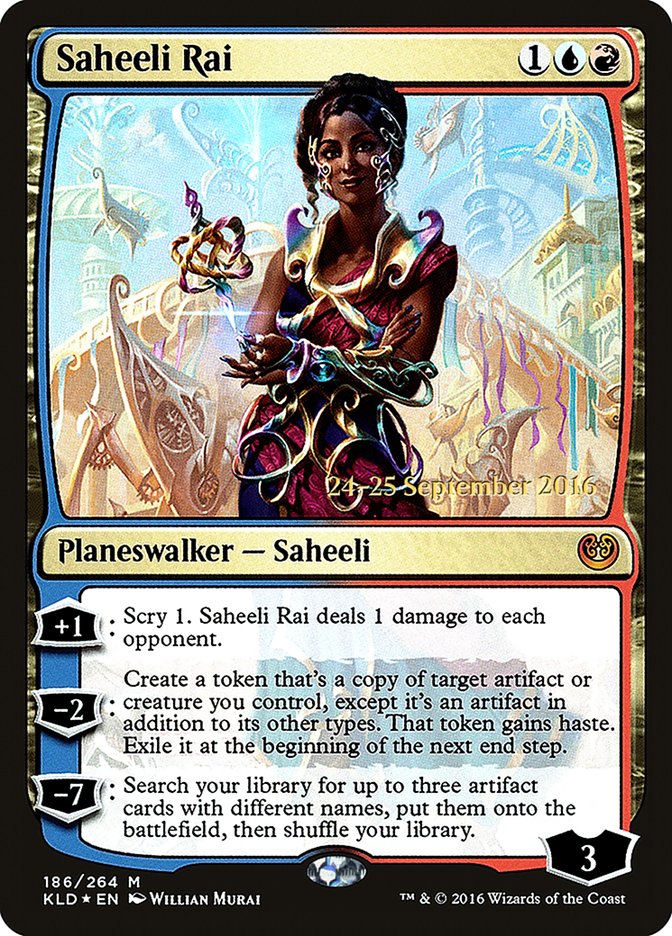 Saheeli Rai [Kaladesh Prerelease Promos] | Total Play