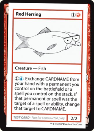Red Herring (2021 Edition) [Mystery Booster Playtest Cards] | Total Play
