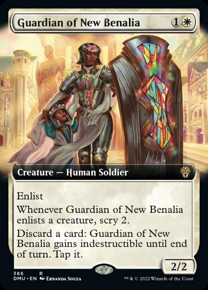 Guardian of New Benalia (Extended Art) [Dominaria United] | Total Play