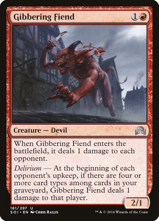 Gibbering Fiend [Shadows over Innistrad] | Total Play