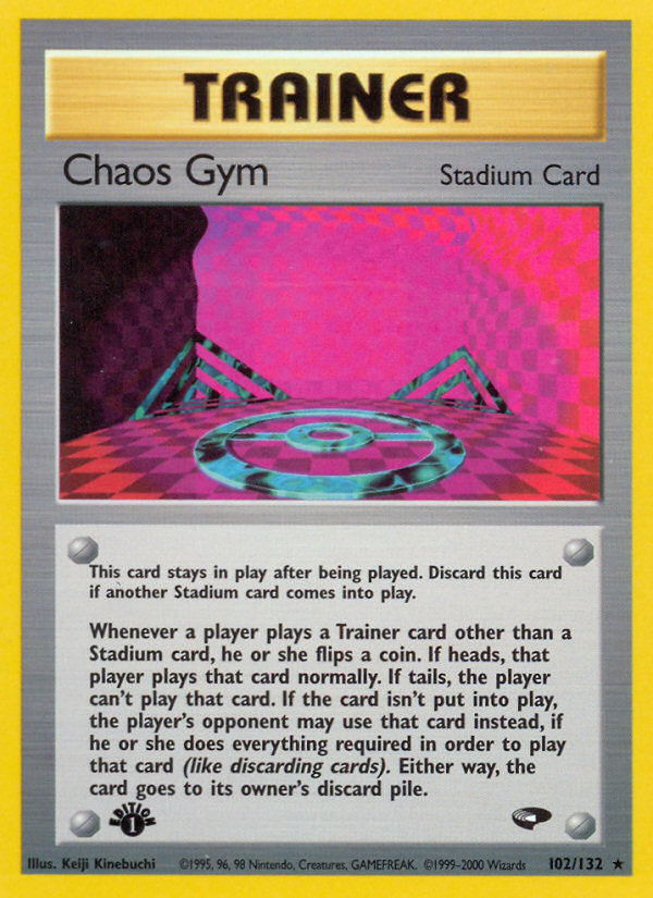 Chaos Gym (102/132) [Gym Challenge 1st Edition] | Total Play