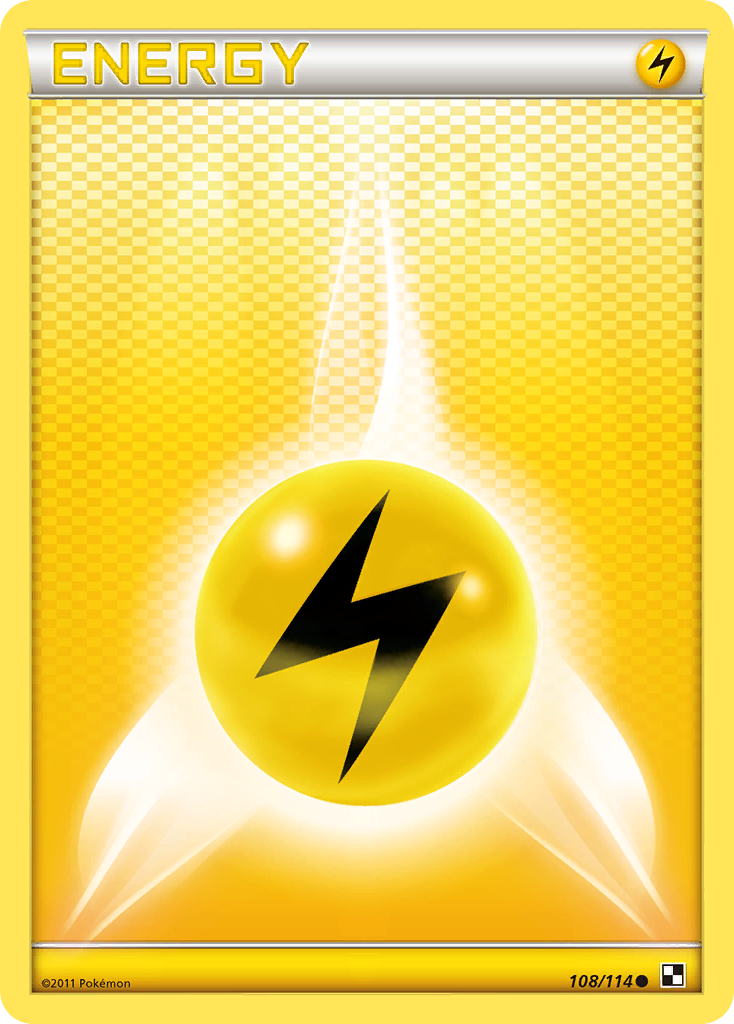 Lightning Energy (108/114) [Black & White: Base Set] | Total Play