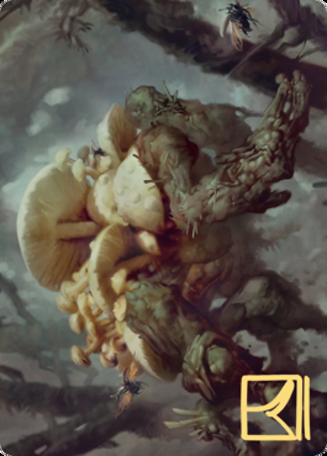 Swarm Shambler Art Card (Gold-Stamped Signature) [Zendikar Rising Art Series] | Total Play