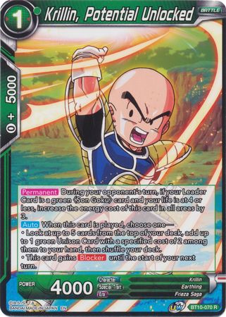 Krillin, Potential Unlocked (BT10-070) [Rise of the Unison Warrior] | Total Play