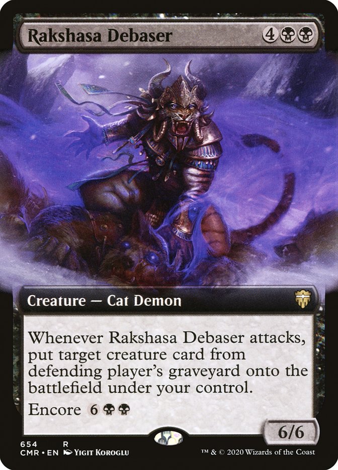 Rakshasa Debaser (Extended Art) [Commander Legends] | Total Play