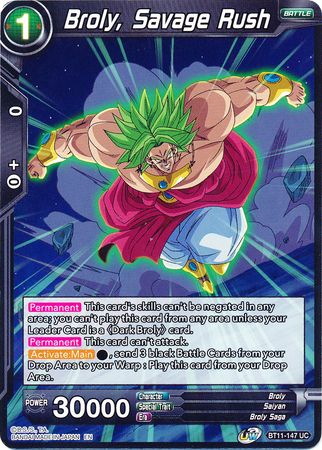 Broly, Savage Rush (BT11-147) [Vermilion Bloodline] | Total Play