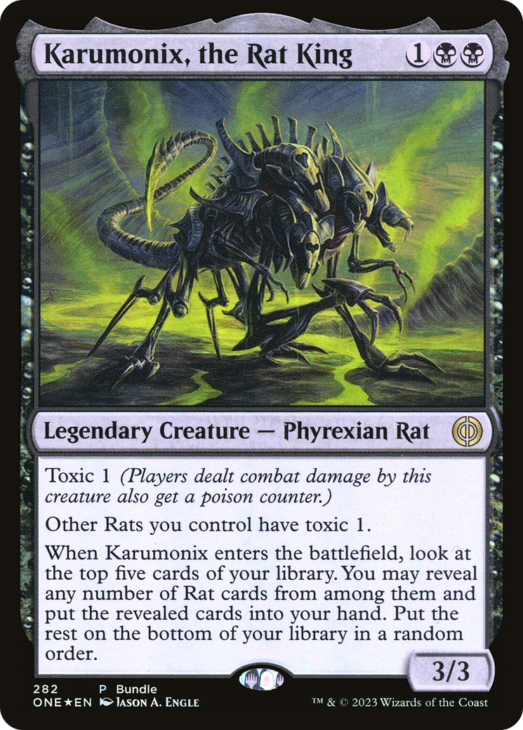 Karumonix, the Rat King (Bundle) [Phyrexia: All Will Be One] | Total Play