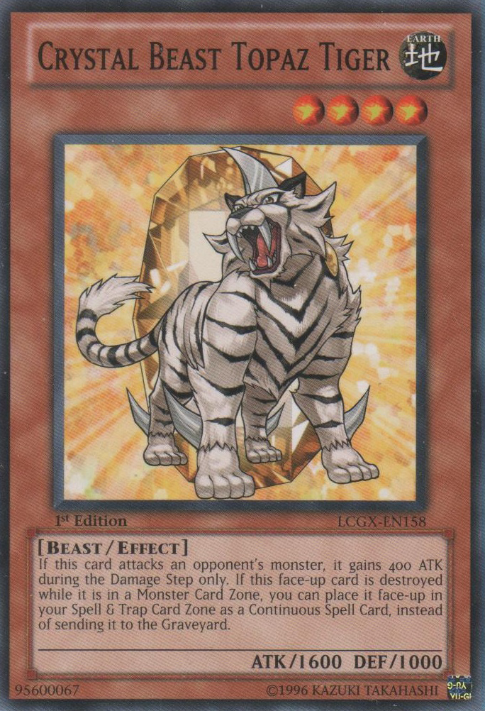 Crystal Beast Topaz Tiger [LCGX-EN158] Common | Total Play