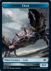 Crab // Food (18) Double-Sided Token [Modern Horizons 2 Tokens] | Total Play