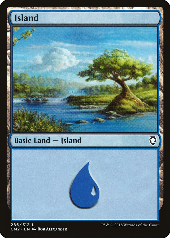 Island (286) [Commander Anthology Volume II] | Total Play