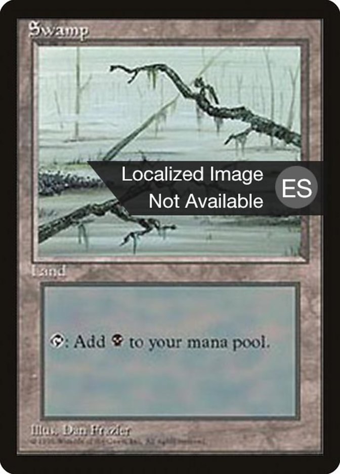 Swamp (C) [Fourth Edition (Foreign Black Border)] | Total Play