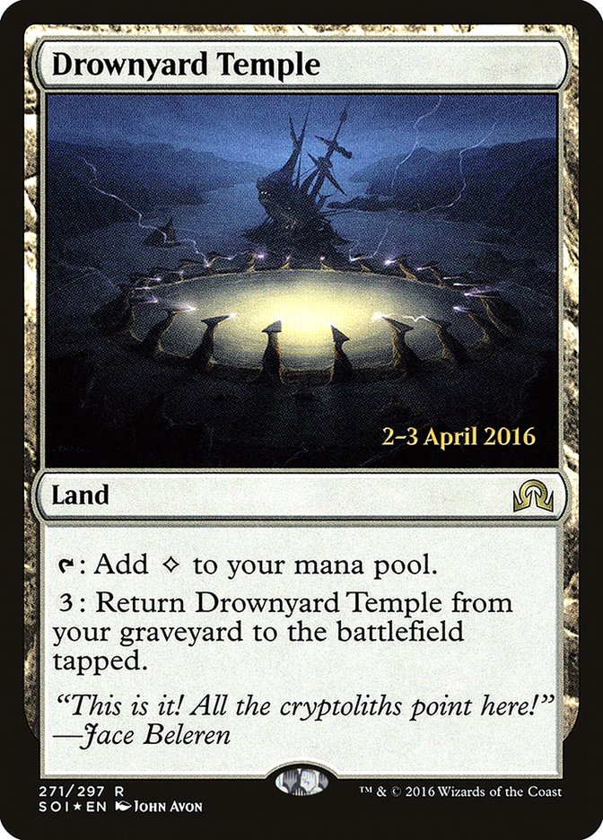 Drownyard Temple [Shadows over Innistrad Prerelease Promos] | Total Play