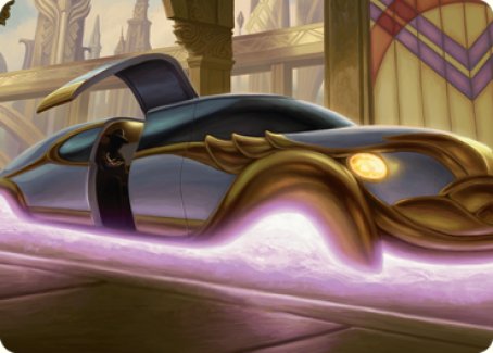 Mysterious Limousine Art Card [Streets of New Capenna Art Series] | Total Play
