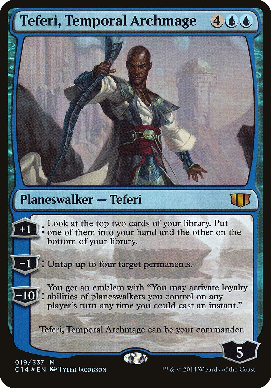 Teferi, Temporal Archmage (Oversized) [Commander 2014 Oversized] | Total Play