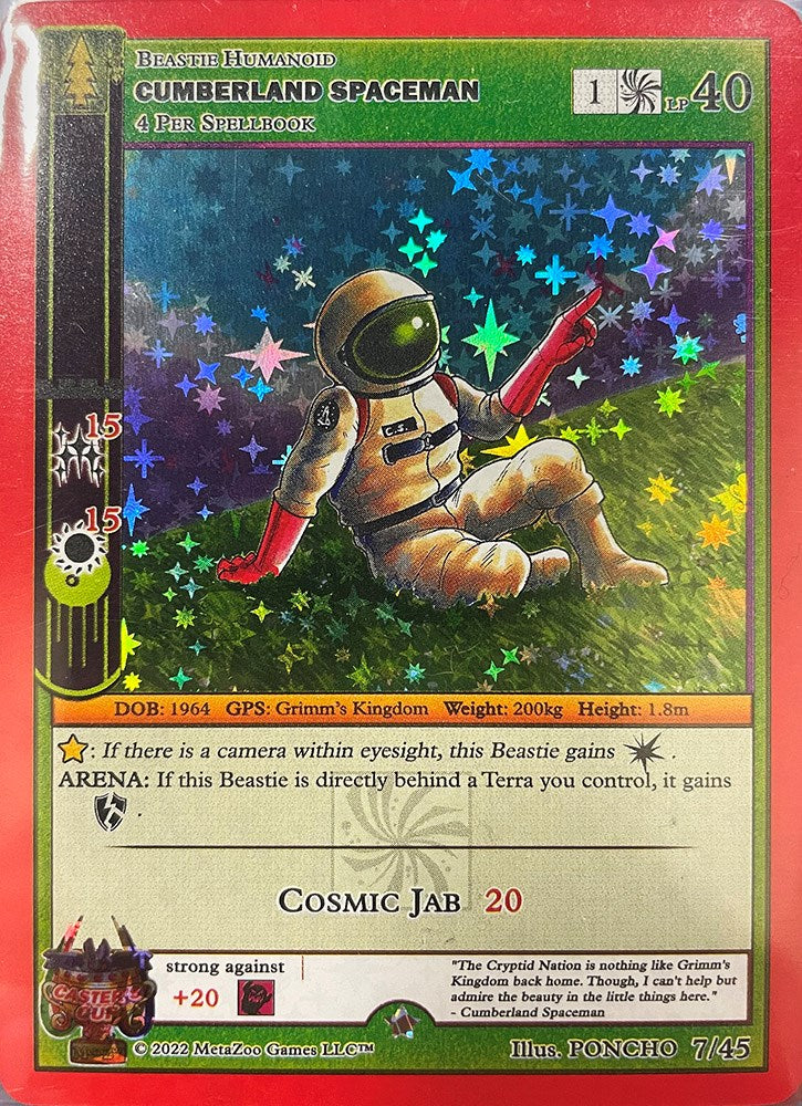 Cumberland Spaceman [Caster's Cup Promo Cards] | Total Play