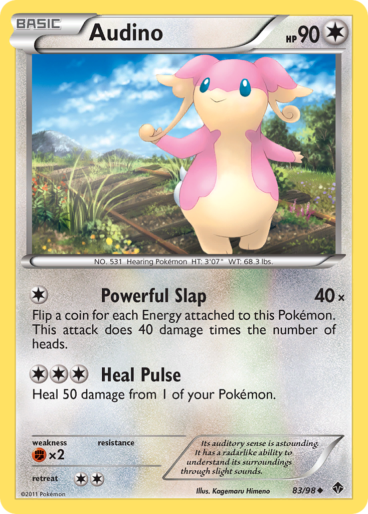 Audino (83/98) [Black & White: Emerging Powers] | Total Play