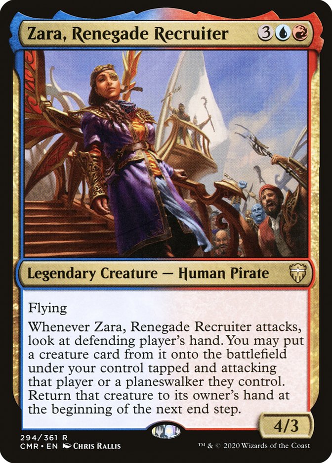 Zara, Renegade Recruiter [Commander Legends] | Total Play