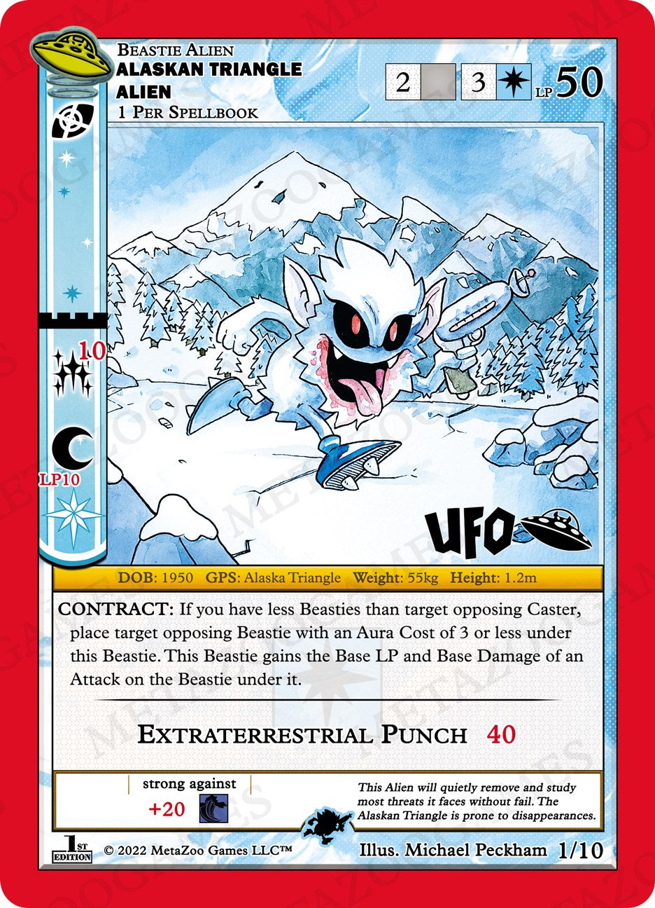 Alaskan Triangle Alien [Cryptid Nation: UFO First Edition Release Event Deck] | Total Play