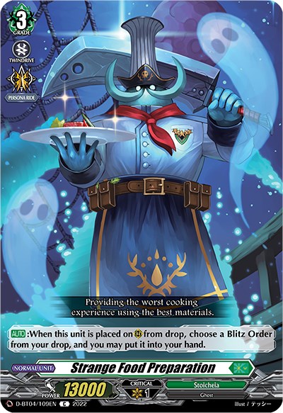 Strange Food Preparation (D-BT04/109EN) [Awakening of Chakrabarthi] | Total Play