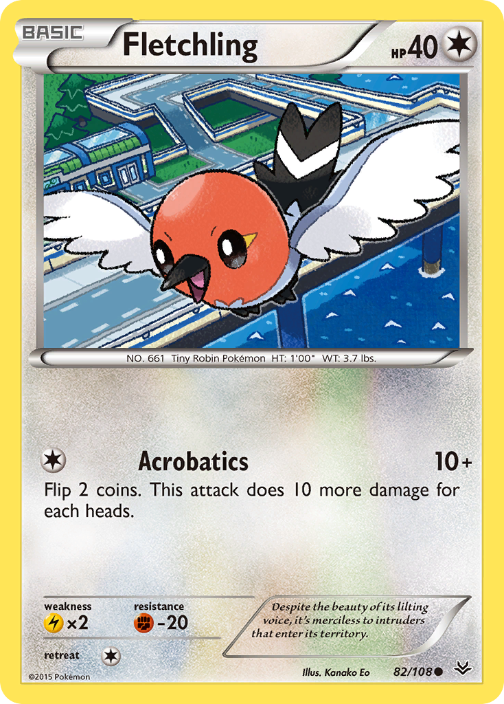 Fletchling (82/108) [XY: Roaring Skies] | Total Play